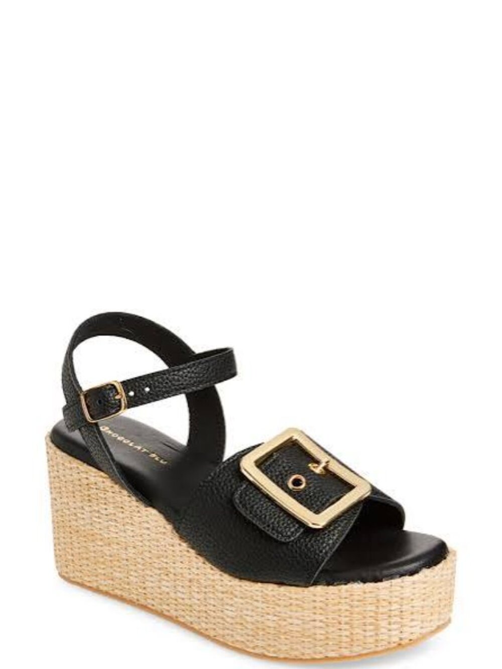 NEW IN BOX CHOCOLAT BLU JENIS WEDGE SANDAL HEEL SHOES